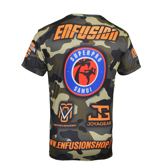 Enfusion T-shirt Groen Camo