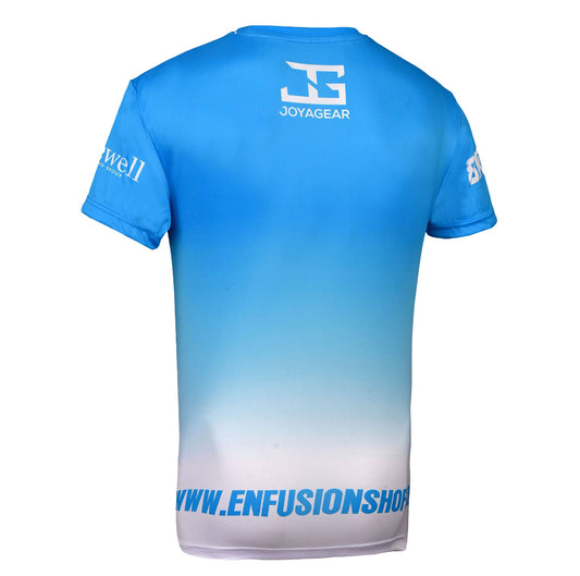 Enfusion T-shirt Blauw overloop