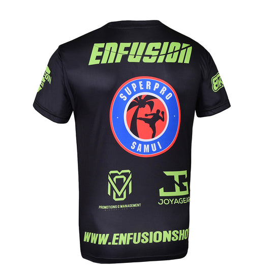 Enfusion T-shirt Groen/Zwart