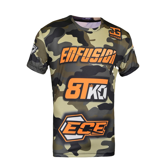 Enfusion T-shirt Groen Camo