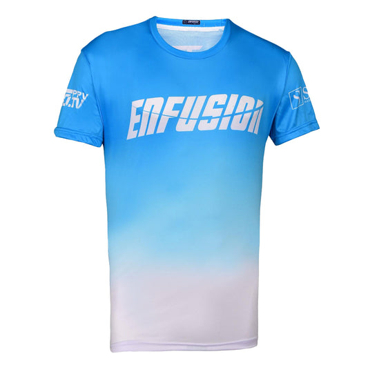 Enfusion T-shirt Blauw overloop