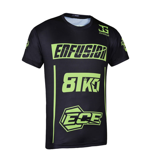Enfusion T-shirt Groen/Zwart